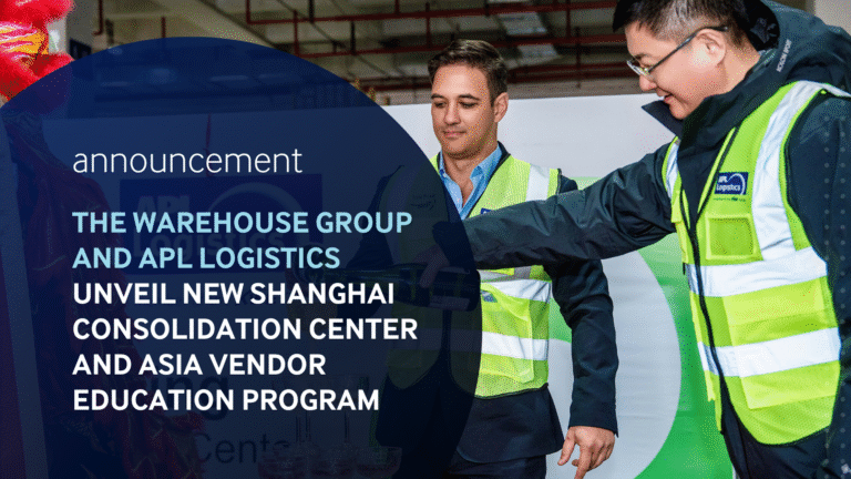 The Warehouse Group and APL Logistics Unveil New Shanghai Consolidation Center